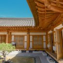 경주 한옥숙소 황리단길 시은재 발코니 트리플룸 후기