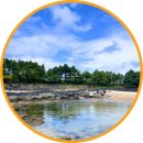 하도소리 | 제주도 구좌읍 가볼만한곳 하도해수욕장 수심얕은 해루질 바다 추천