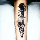 성북24 | 당일타투가능한 24시 타투샵 [성북구 타투 후기]: 인생 첫 해골 타투, 여기서 하길 잘했어요! (남자...