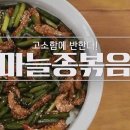 마늘쫑볶음,고추장마늘쫑장아찌 만드는법 이미지