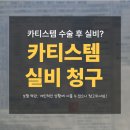 청구 | 카티스템 수술 실비 청구 리얼 후기!