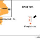 경북 울진군 왕돌초 이미지