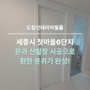 도림인테리어 | 세종 아파트 문과 신발장 시공으로 환한 분위기 완성! 도림인테리어필름시공 후기