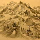 실경산수화 이미지