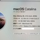 [판매 완료]iMac 21.5 4K 2019 Core i7 8700 / 32G / SSD512 / HDD 1TB / Pro 560X 이미지