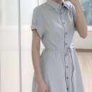 [시에 sie] 도아 스트랩 셔츠 드레스_블랙, 파우더 블루 상세 후기