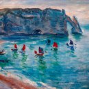 손으로 즐기는 예술 가죽공예를 배워봅시다. | 모네 르누아르 인상파 화가들에영감이 된 에트르타 후기, 가는방법 La Manneporte, Falaise d'Aval, d...