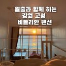 해돋이 가자 애견펜션 | 속초펜션 비놀리안 강원 고성 오션뷰숙소 애견동반후기 일출 해돋이 여행 추천