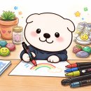 아크릴그림 입문 | 아크릴 마커펜 추천 | 미니플 듀얼 컬러팁 아크릴 마케펜 24색 사용 후기 (다꾸·DIY 필수템)