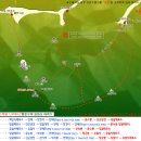 태백산 등산코스와 지도 이미지