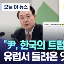 윤 한국의 트럼프 이미지