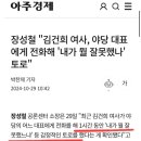 장성철 “김건희 ,야당대표에세 전화해 ”내가 뭘 잘못했나“ 토로… 이미지