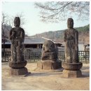 함안 대산리 석조삼존상 이미지