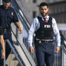 이재명 미국 입국시 공항 환영단 모습 이미지