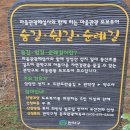 숨길+ 쉼길+ 순례길 이미지