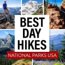 미국 국립공원들에서 최고의 당일 하이킹코스 20개 (Best Day Hikes in the National Parks) 이미지