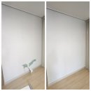 평택역 SK뷰 아파트경로당 | 평택역 SK 뷰 아파트 부분도배(반려견 벽지 훼손 및 석고보드 파손 복원, 셀프 도배 실패후 도배 요청)