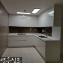 해피도어 | 논현동 신일 해피 트리 아파트 주방 리모델링 싱크대...수납장/파우더룸 도어 교체 시공 후기 /영은싱크