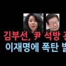 김부선, 尹 석방 관련 이재명에 폭탄 발언 ﻿성창경TV 이미지