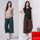 2026년 KW 051 드라이 린넨 8부 와이드바지/ FREE,XL / 100장 / 아소트 이미지