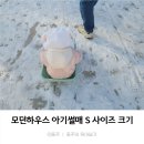 꼬맹이´S | 모던하우스 눈썰매 아기썰매 S사이즈 크기, 돌아기 두돌아기 탑승