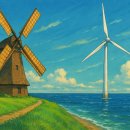 풍차 이미지