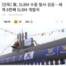 [경축] 잠수함 수중 발사 성공 세계 8번째 SLBM 개발국 이미지