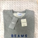 빔즈 / beams 로고 맨투맨 그레이 / M 이미지