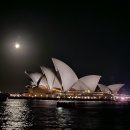 호주 시드니 하버(Sydney Harbor) 야경 이미지