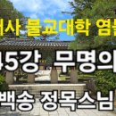 범어사 불교대학 염불선 제45강 무명의 뜻 이미지