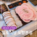 일로-20 | 포항 효자 고기맛집 일로식당 꽃삼겹 관자 표고버섯 삼합