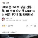 90cm 콘크리트 정밀 관통...美, 韓 수출 승인한 GBU-39는 어떤 무기? 이미지