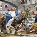 종려주일의 예수님 행적 이미지