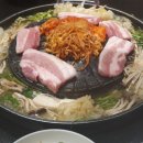 전골과  삼겹살 이미지