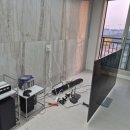 ㈜훼미리티브이네트워크 | 포항 삼구트리니엔시그니처 75인치 삼성 TV 무타공 설치 후기 (PS5 + XBOX 선정리까지)