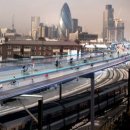 Plans for 'cycle utopia' above London's rail lines 이미지