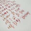딥펜 캘리그라피 이미지