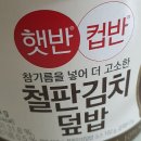 햇반컵반 철판김치덮밥 후기 이미지