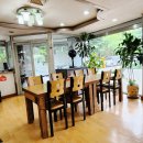 청정바지락칼국수，보리밥