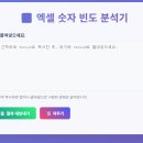 빈도수 체크 프로그램 이미지