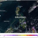 [보라카이환율/드보라] 3월 17일 보라카이 환율과 날씨 위성사진 및 바람 상황 이미지