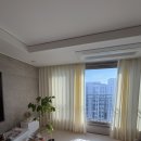 수원역 푸르지오자이 | 먼지 적은 커튼으로 완성한 거실 인테리어｜팔달구 고등동 수원역푸르지오자이 아파트 시공 후기