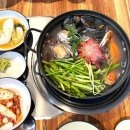 해:담음 해물칼국수 | 영광맛집 문어가 통으로 들어있는 해담음 해물칼국수