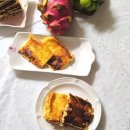 bhc춘천후평점 | 바스크치즈케이크 레시피+bhc 카이막 치즈볼 크리스마스 홈파티 디저트