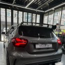 윈트나인 | 신호동 썬팅맛집 벤츠 A45 AMG 글라스틴트 레이니블루 재시공