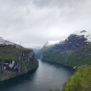 아름다운 노르웨이 빙하와 빙하폭포 의 아름다움 이미지