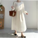 러블리주니 | 나를 더 돋보이게 만드는 스퀘어넥원피스 크림원피스 러블리원피스 착용기