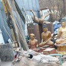 말조형물(동상) 이미지