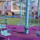 동산타이어 앞 교통섬 | 칭다오 3박 4일 놀이공원 후기 - 조석섬랜드 潮汐岛乐园