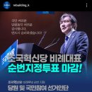 조국혁신당 투표 마감 이미지